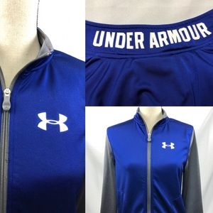 Under armour jacket youth large, women small